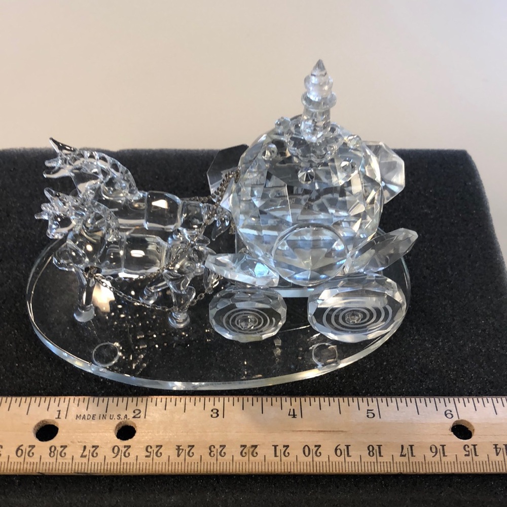 Shannon crystal wedding coach sculpture